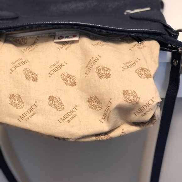 I MEDICI FIRENZE  ITALIAN LEATHER CROSS-BAG - Picture 8 of 9